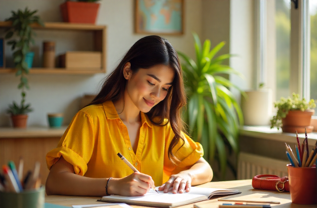 Organización del espacio de trabajo en casa ideas para la productividad-2