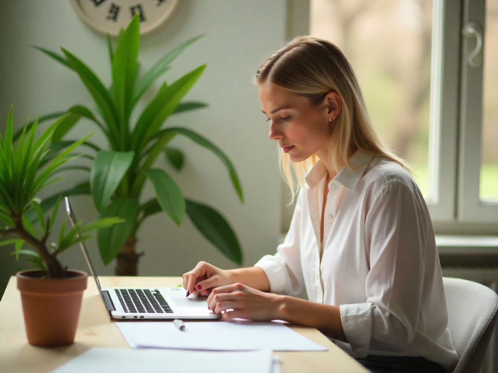 Organización del espacio de trabajo en casa ideas para la productividad-4